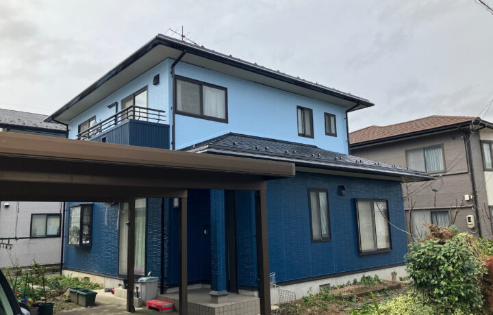 外壁、屋根塗装・一部トタン張替工事　富山県富山市Ｍ様